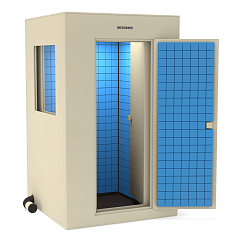Акустическая кабина IzoRoom Comfort with window Beige Blue