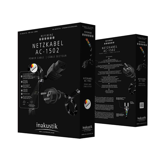 Кабель Inakustik Referenz Mains Cable AC-1502 1m - рис.1