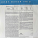 Виниловая пластинка Chet Baker Trio - Mr. B (coloured) LP - рис.2