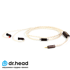 Фото - Labkable Titan Ag 4pin for Jhaudio with bass control balance Jack 2.5 Кабель Labkable Titan Ag 4pin for Jhaudio with bass control balance Jack 2.5