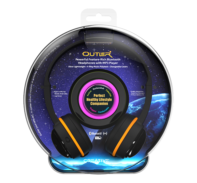 Беспроводные наушники CREATIVE OUTLIER black - рис.2