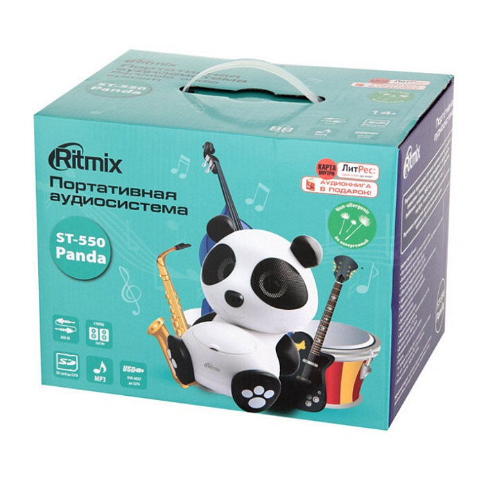Портативная колонка Ritmix ST-550 Panda - рис.5