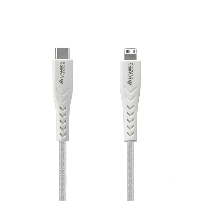 Кабель Lyambda LCLm25 USB Type-C/Lightning White - рис.2