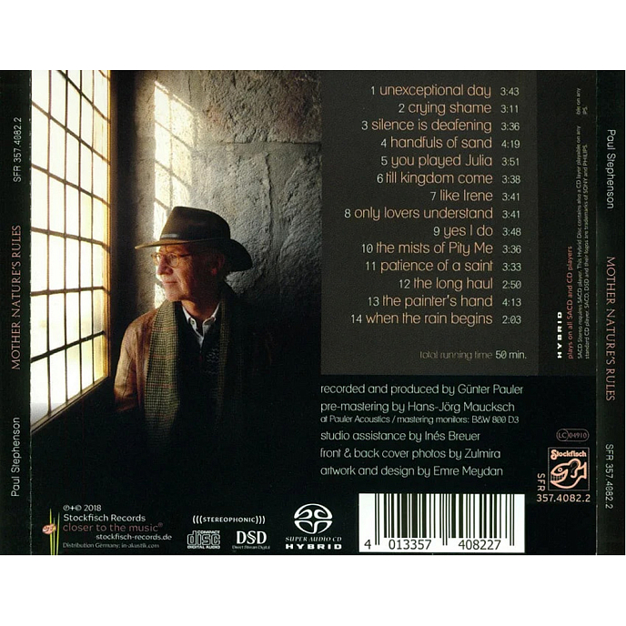 CD-диск Paul Stephenson - Mother Nature’s Rules SACD - рис.1