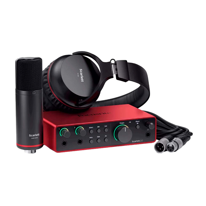 Комплект для звукозаписи Focusrite Scarlett 2i2 Studio 4th Gen - рис.0