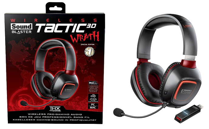 Игровая гарнитура Creative GH0220 SB Tactic3D Rage Wireless Gaming - рис.1
