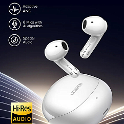 Беспроводные наушники UGREEN LightBuds Pro WS215 White
