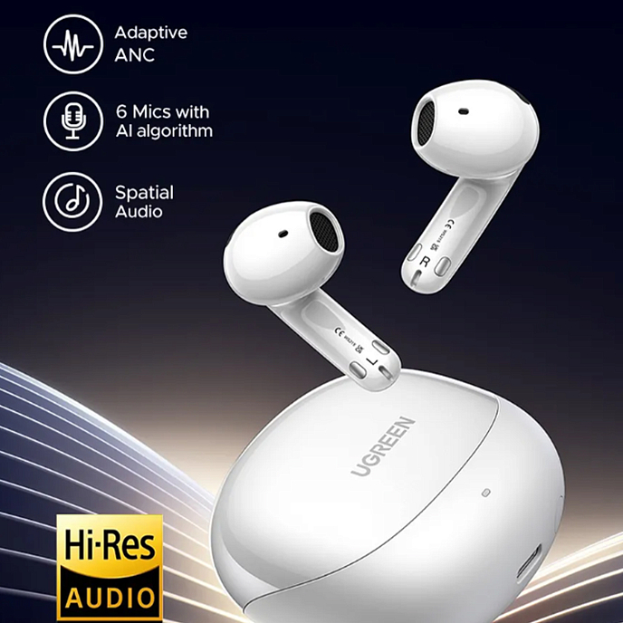 Беспроводные наушники UGREEN LightBuds Pro WS215 White - рис.3