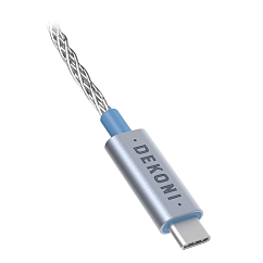 Кабель Dekoni Audio Ensemble USB-C Silver Plated Cable MMCX