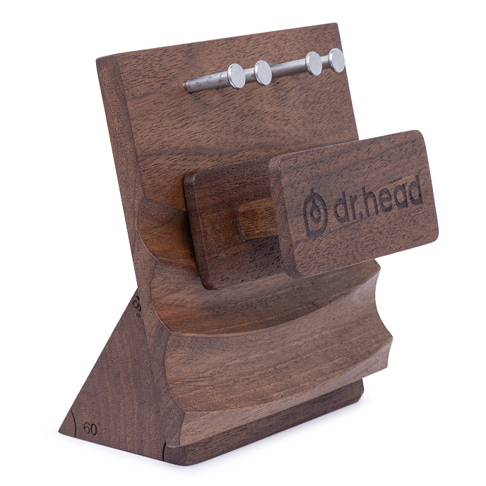 Подставка под наушники Dr.Head Under Wood IEM Stand 64 Audio Walnut - рис.2