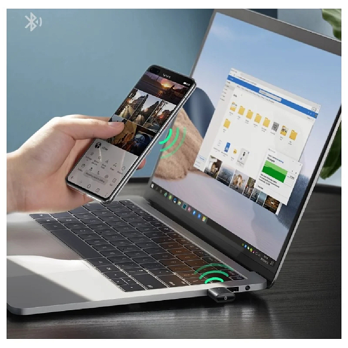 Адаптер Ugreen CM390 Bluetooth 5.0 Adapter USB Black - рис.4