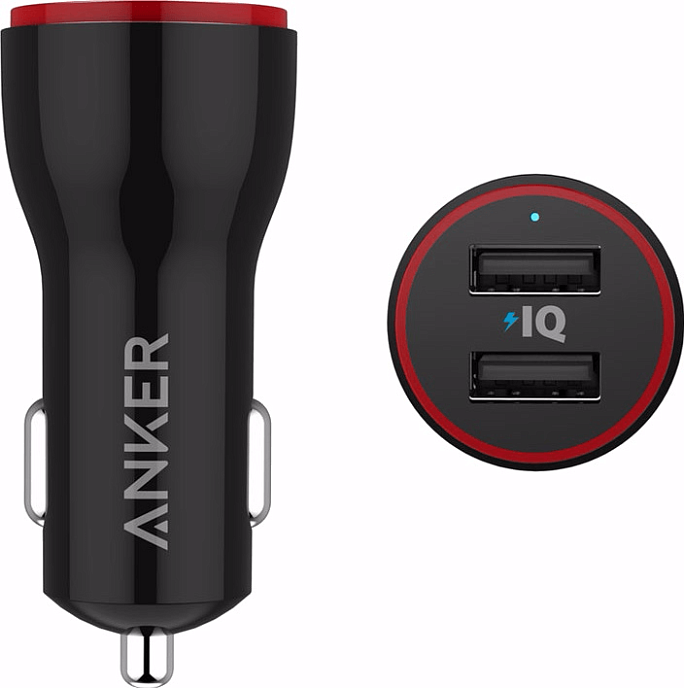 Автомобильное зарядное устройство Anker PowerDrive 2 24W 2 port 4.8A A3 - рис.2