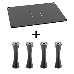 Стойка для Hi-Fi ddHiFi HS400 + SR70 x 4 Sand Black/Black