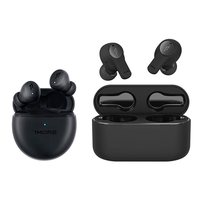Беспроводные наушники 1MORE Comfobuds Mini Black + 1MORE PistonBuds Black - рис.0