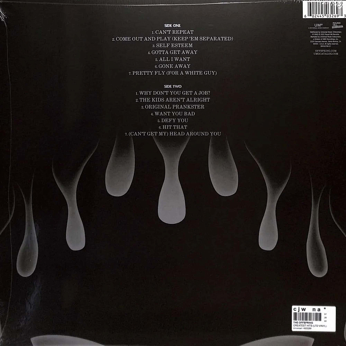 Пластинка The Offspring – Greatest Hits LP - рис.1