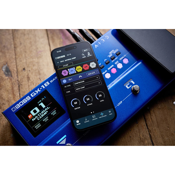 Процессор эффектов Boss GX-1B Blue - рис.9