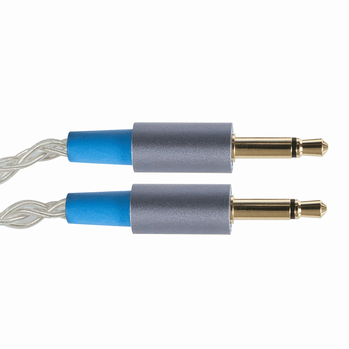 Кабель Dekoni Audio Postsplit 3.5mm Silver Braided - рис.1