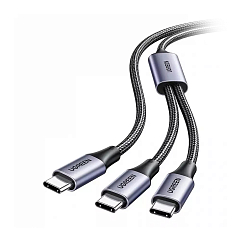 Кабель Ugreen US561 2-in-1 Charging USB-C - 2USB-C 1.5m