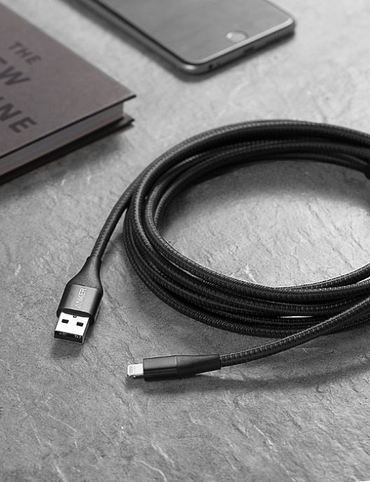 Кабель Anker PowerLine+ II Lightning Black 1.8 m - рис.3