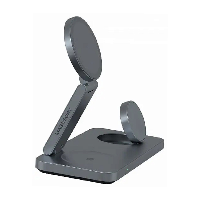 Беспроводная зарядка Magssory Yoga for Apple Qi2 Midnight - рис.3