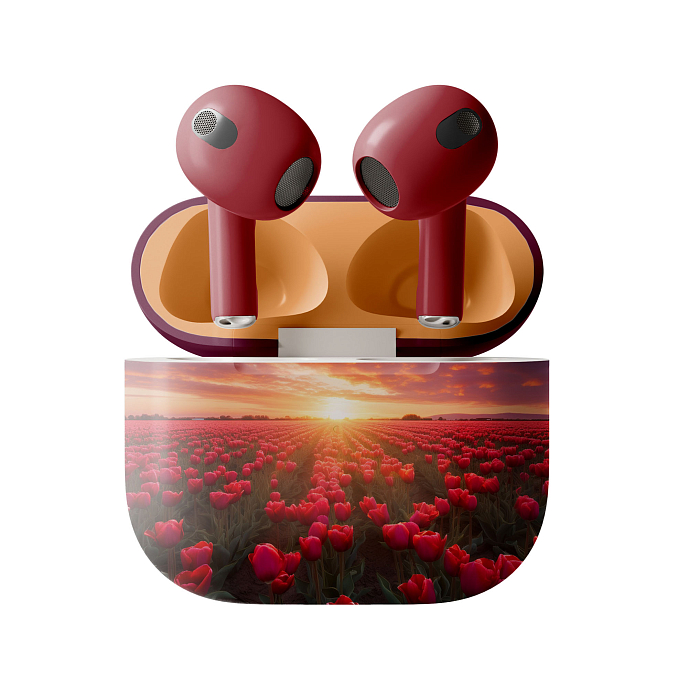 Беспроводные наушники Apple AirPods 3 Tulip Fields - рис.0