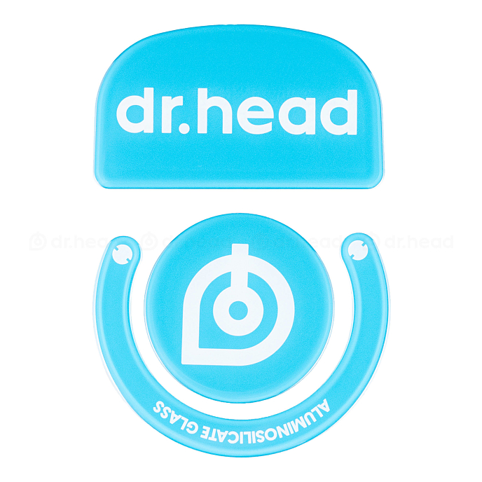 Ножки Pulsar Superglide Glass Skates for Logitech G Pro X Superlight Dr.Head Blue - рис.0