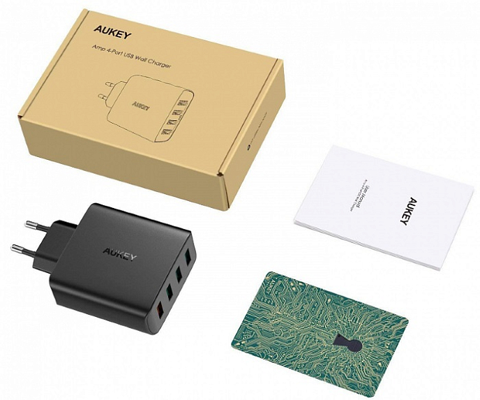 Сетевое зарядное устройство Aukey Wall Charger PA-U48 Black - рис.3
