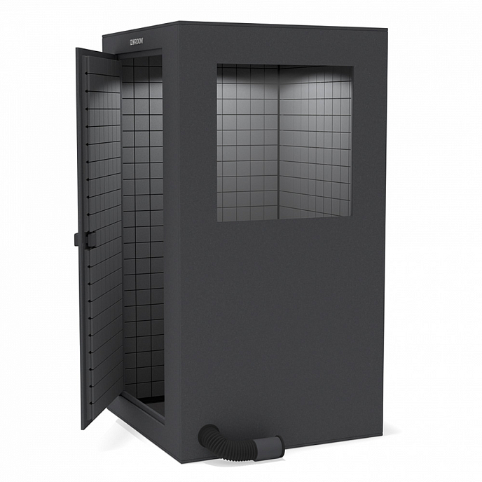 Акустическая кабина IzoRoom Standard with window White Blue - рис.1