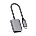 Аудиоадаптер Satechi USB-C to Audio PD Charger Adapter Space Gray - рис.0