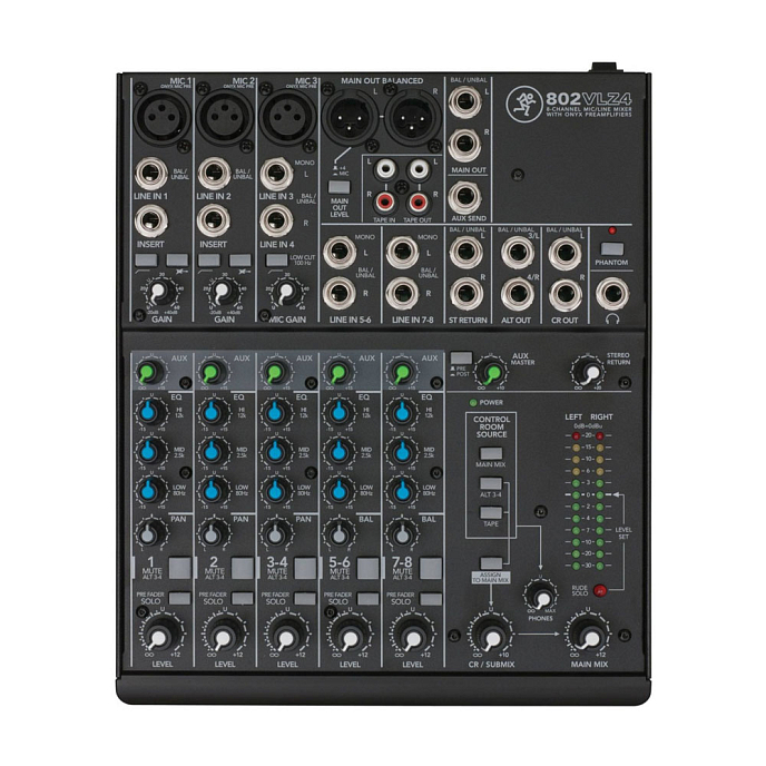 Микшерный пульт Mackie 802 VLZ 4 Black - рис.0