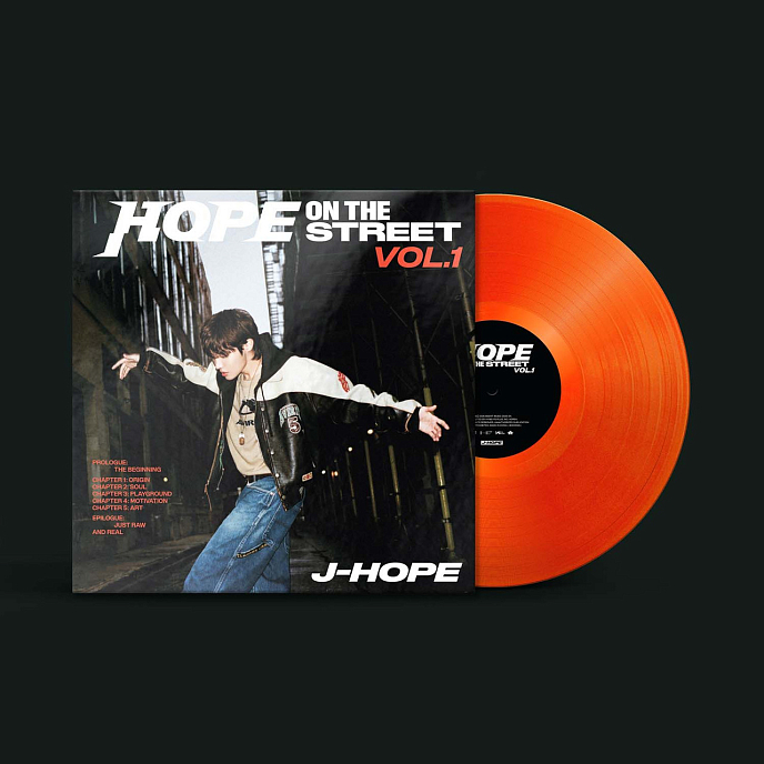 Виниловая пластинка j-hope - Hope On The Street Vol.1 - Ver.1 Prelude - Orange LP - рис.1