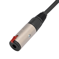 Кабель HeadMade Pro 6.3mm - 2x6.3mm Female 0.15m