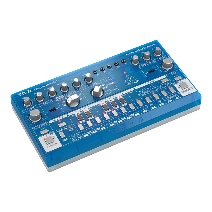 Синтезатор Behringer TD-3 Transparent Blue - рис.1