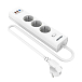 Сетевой фильтр Philips CHP4336BB/51 White 3m - рис.0