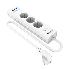 Сетевой фильтр Philips CHP4336BB/51 White 3m
