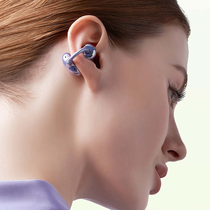 Беспроводные наушники Honor Choice Earbuds Clip Purple - рис.10