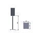 Стойка для Hi-Fi PIEGA Stand 300 White - рис.1 Стойка для Hi-Fi PIEGA Stand 300 White - рис.1