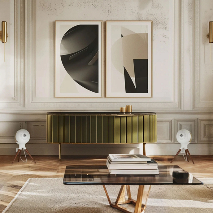 Комплект Devialet Phantom I 103 dB Light chrome + Devialet Treepod Matte White - рис.10