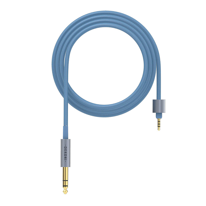 Кабель Dekoni Audio Ensemble 6.3mm Nylon Wrapped Cable with HD600 1.32m - рис.0