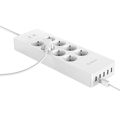 Сетевой фильтр Orico HPC-8A5U White