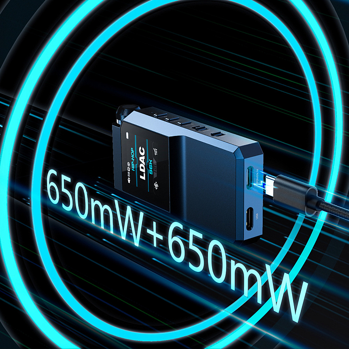 ЦАП FiiO BTR17 (F3084B) blue портативный цап/усилитель для наушников_OpenBox - рис.8