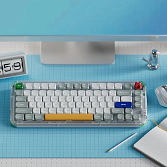 Клавиатура NuPhy Kick75 IO Brown nano Switch White