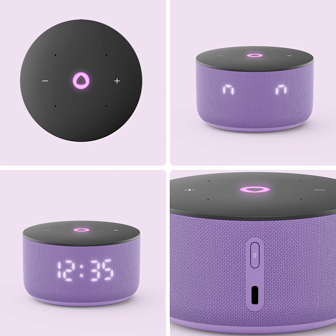 Умная колонка Яндекс Станция Мини 3 Lilac - рис.2
