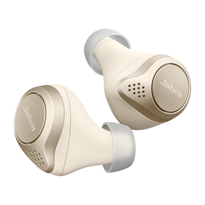 Беспроводные наушники Jabra Elite 75t Gold Beige - рис.2