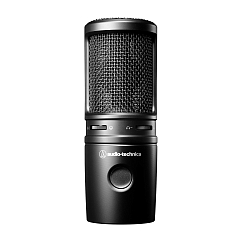 Микрофон для стриминга и игр Audio-Technica AT2020 USB-X Black