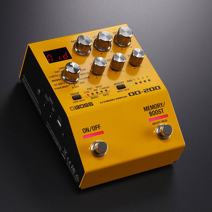 Процессор эффектов Boss OD-200 Yellow - рис.4