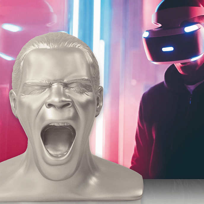 Подставка для наушников Oehlbach In Extasio Unlimited Plus Headphone Stand Silver Mat - рис.1