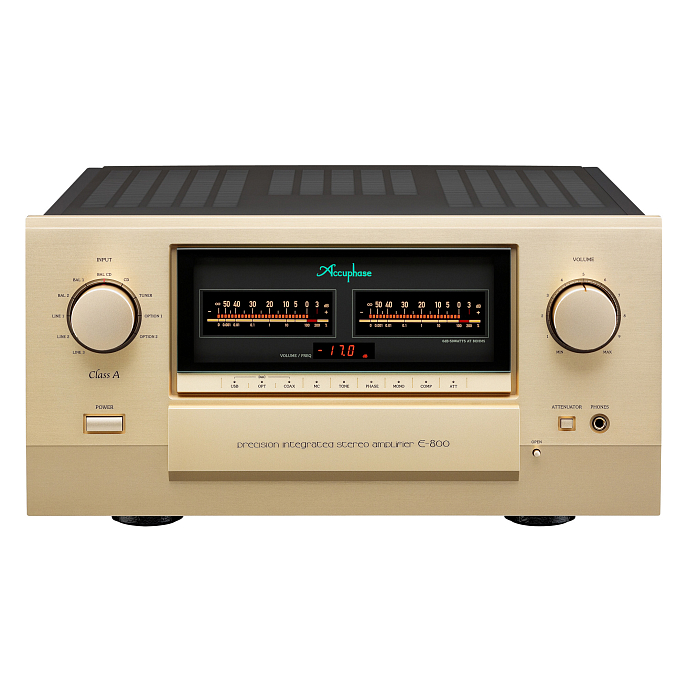 Интегральный усилитель Accuphase E-800 Gold - рис.0