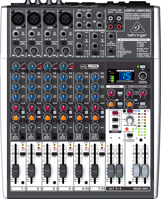 Микшерный пульт BEHRINGER X1204USB - рис.1