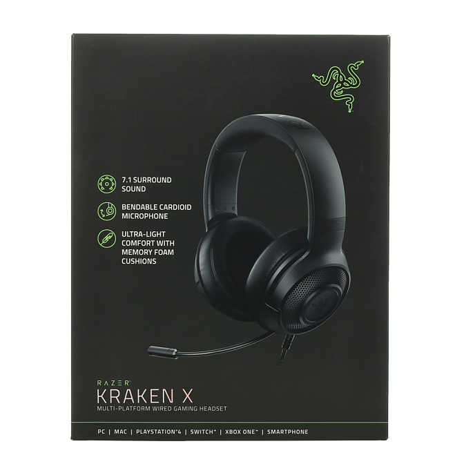 Игровая гарнитура Razer Kraken X Black - рис.5